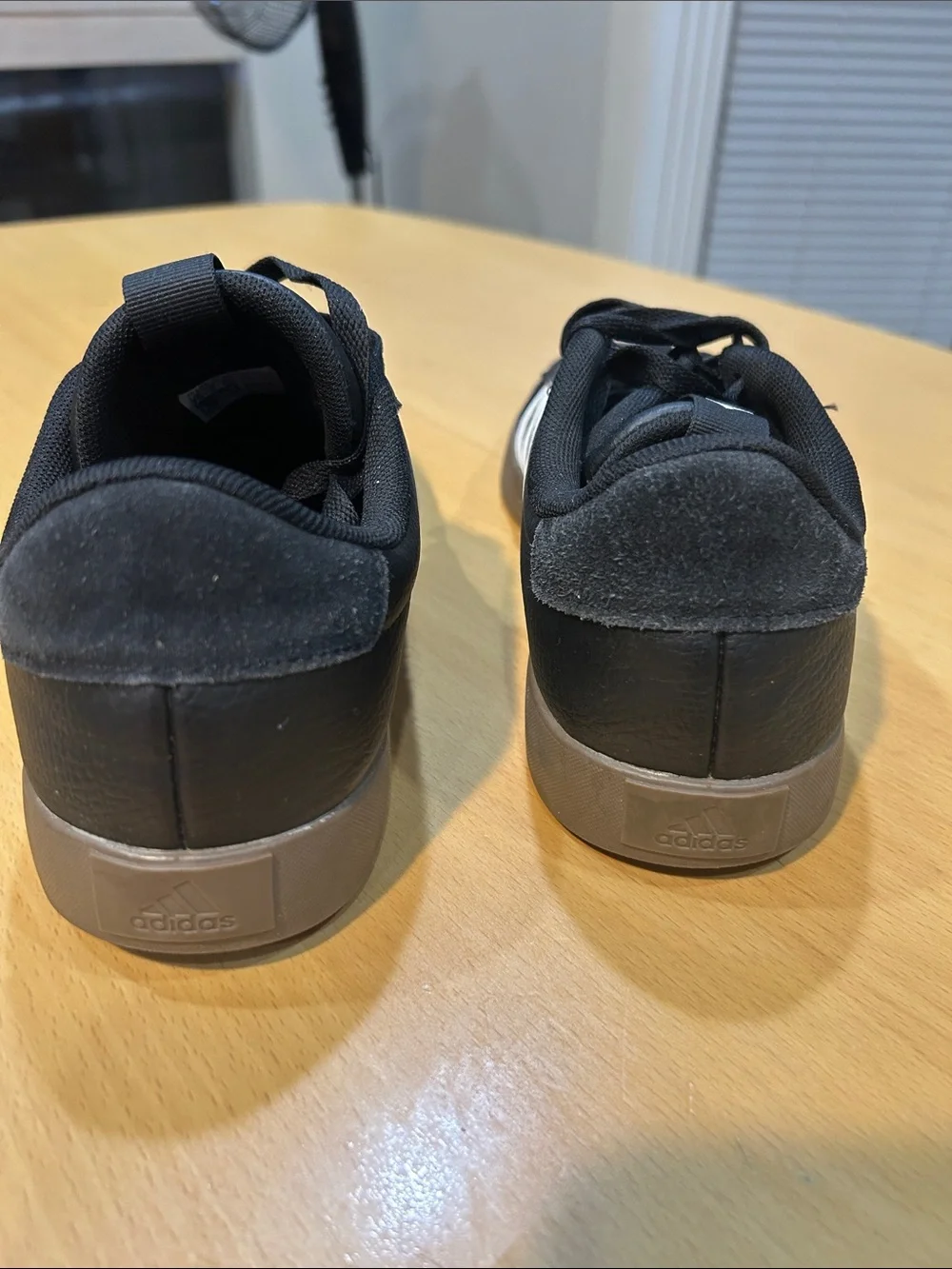 adidas Black and White Low-Top Athletic Sneakers